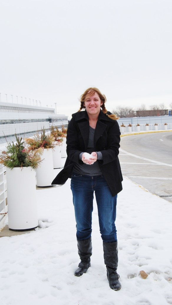 My first real snowball!